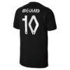 Martin Ødegaard Norway National Team Nike Youth 2026 Away Stadium Replica Jersey - Black - Detail View