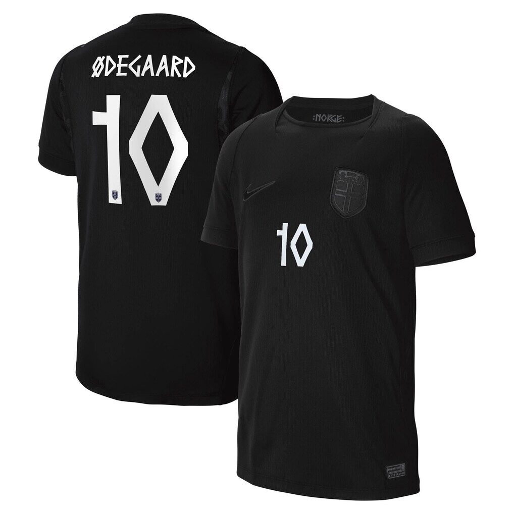 Martin Ødegaard Norway National Team Nike Youth 2026 Away Stadium Replica Jersey