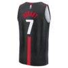 Kevin Durant Houston Rockets Fashion7 Youth Fast Break Replica Jersey - Black - Black - Detail View