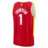 Amen Thompson Houston Rockets Fashion7 Youth Fast Break Replica Jersey - Red - - Detail View