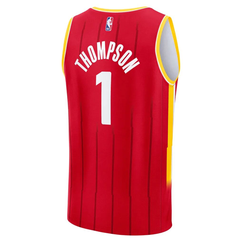 Amen Thompson Houston Rockets Fashion7 Youth Fast Break Replica Jersey - Red - Icon Edition