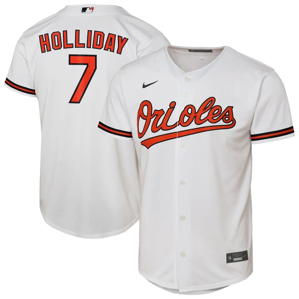 Jackson Holliday Baltimore Orioles Nike Youth Home Replica Jersey