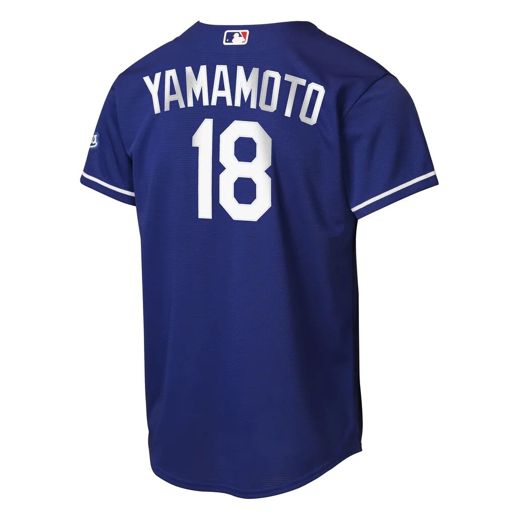 Yoshinobu Yamamoto Los Angeles Dodgers Nike Youth Alternate Stadium Jersey - Royal