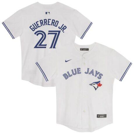 Vladimir Guerrero Jr. Toronto Blue Jays Nike Preschool Home Game Jersey - White - Front View