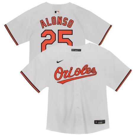 Pete Alonso Baltimore Orioles Nike Infant Home Replica Jersey - White - Front View
