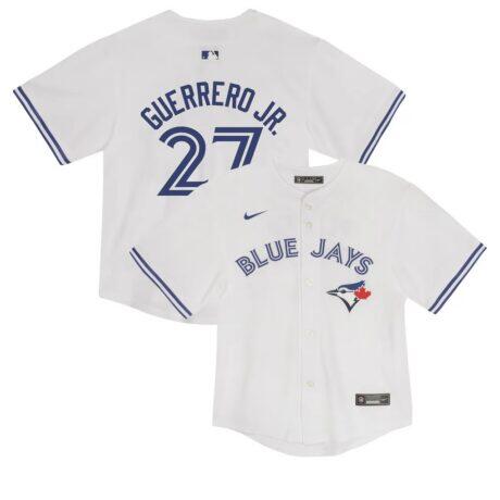 Vladimir Guerrero Jr. Toronto Blue Jays Nike Toddler Home Replica Jersey - White - Front View