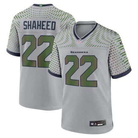 Rashid Shaheed Seattle Seahawks Nike Rivalries Collection Game Jersey - Gray - Front View