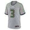 Nick Emmanwori Seattle Seahawks Nike Rivalries Collection Game Jersey - Gray - Side View