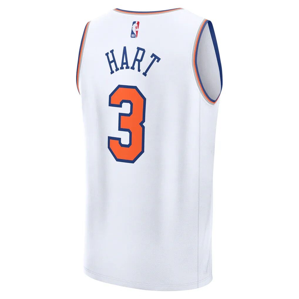 Josh Hart New York Knicks Fashion7 Fast Break Replica Player Jersey - Association Edition