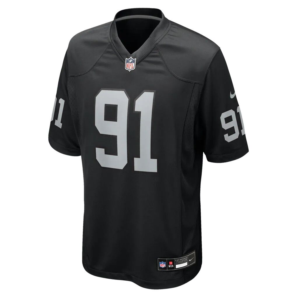 Tim Keenan III Las Vegas Raiders Nike Game Player Jersey