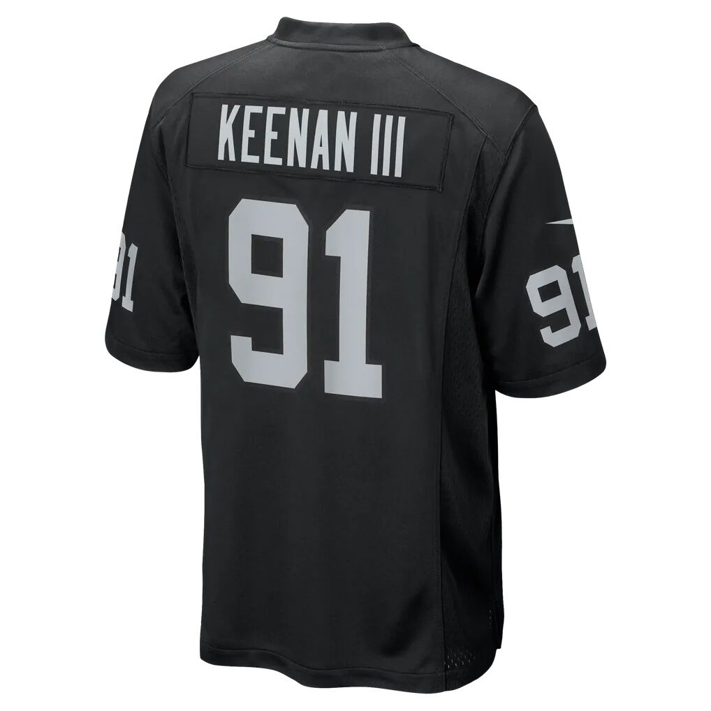 Tim Keenan III Las Vegas Raiders Nike Game Player Jersey