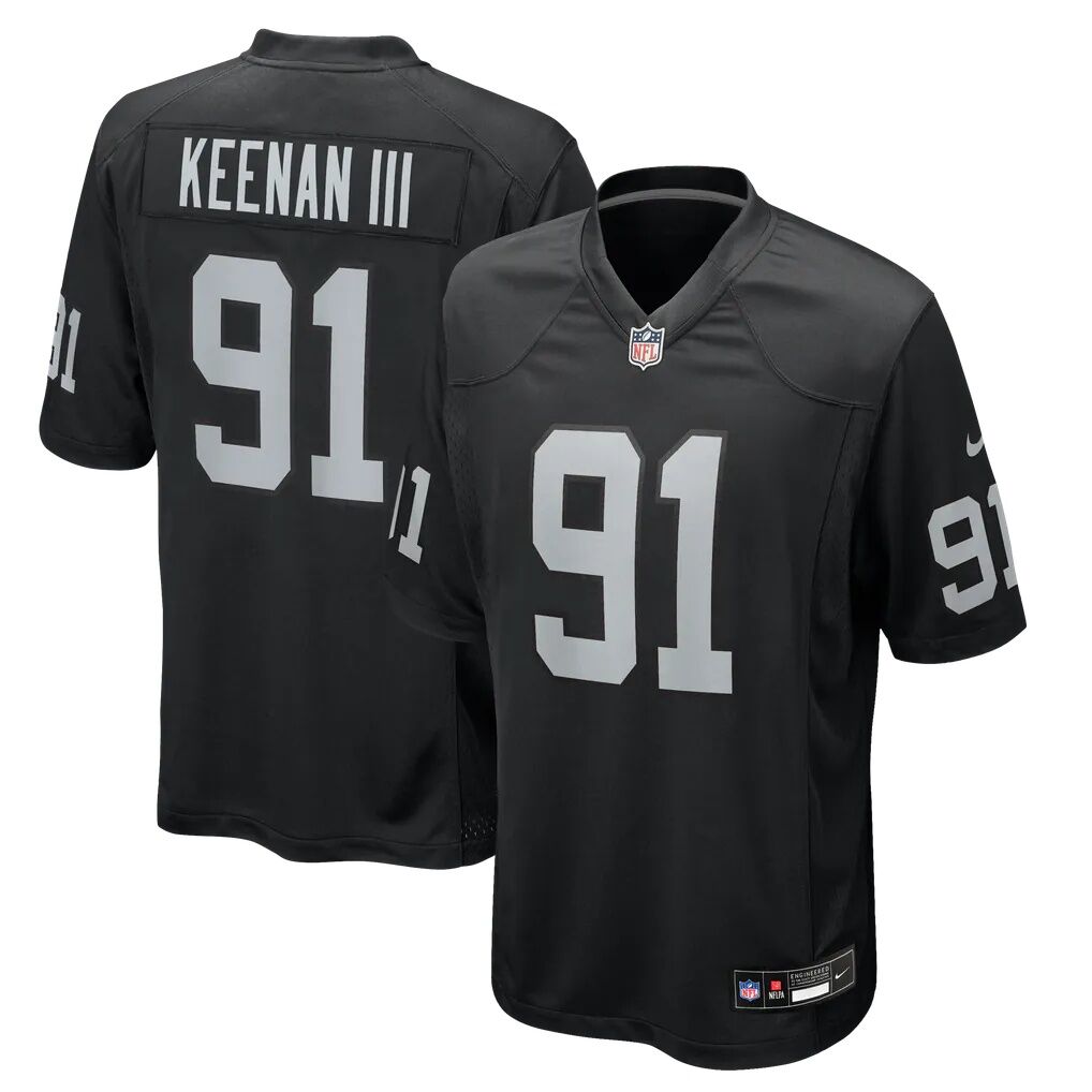 Tim Keenan III Las Vegas Raiders Nike Game Player Jersey