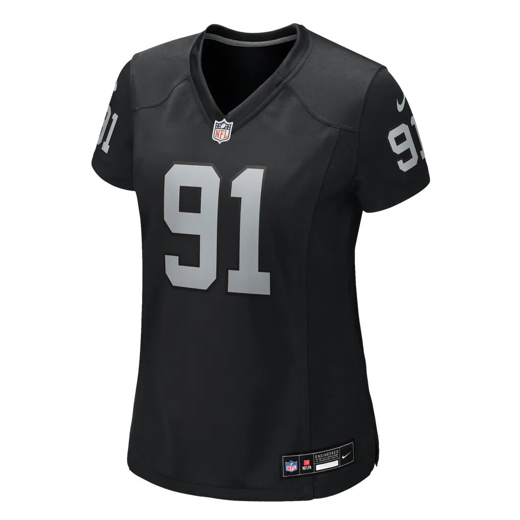 Tim Keenan III Las Vegas Raiders Nike Women's Team Game Jersey