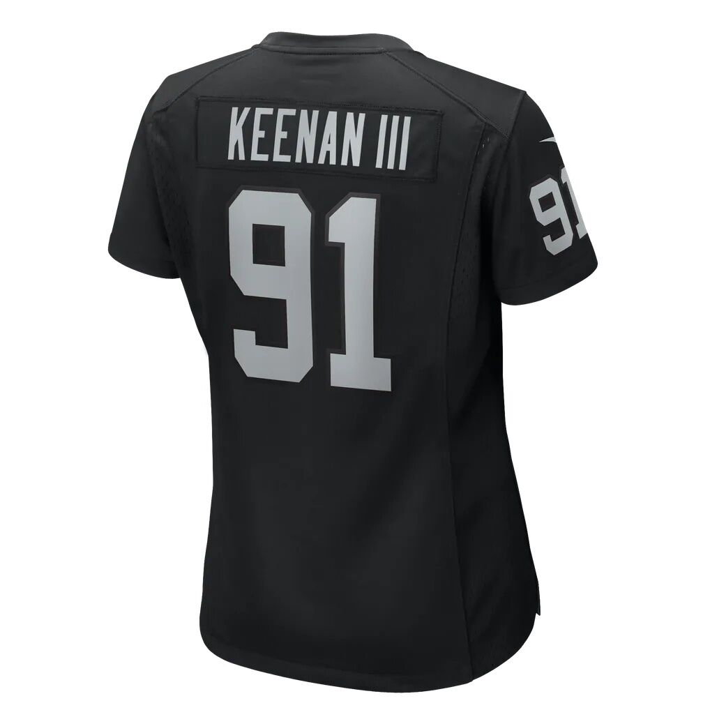 Tim Keenan III Las Vegas Raiders Nike Women's Team Game Jersey