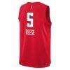 Angel Reese Atlanta Dream Nike Youth Explorer Edition Jersey - Red - Detail View