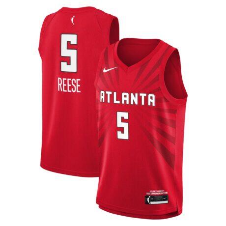 Angel Reese Atlanta Dream Nike Youth Explorer Edition Jersey - Red - Front View