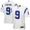 Matthew Stafford Los Angeles Rams Nike Youth Alternate Fearsome White Game Jersey - White - Front View