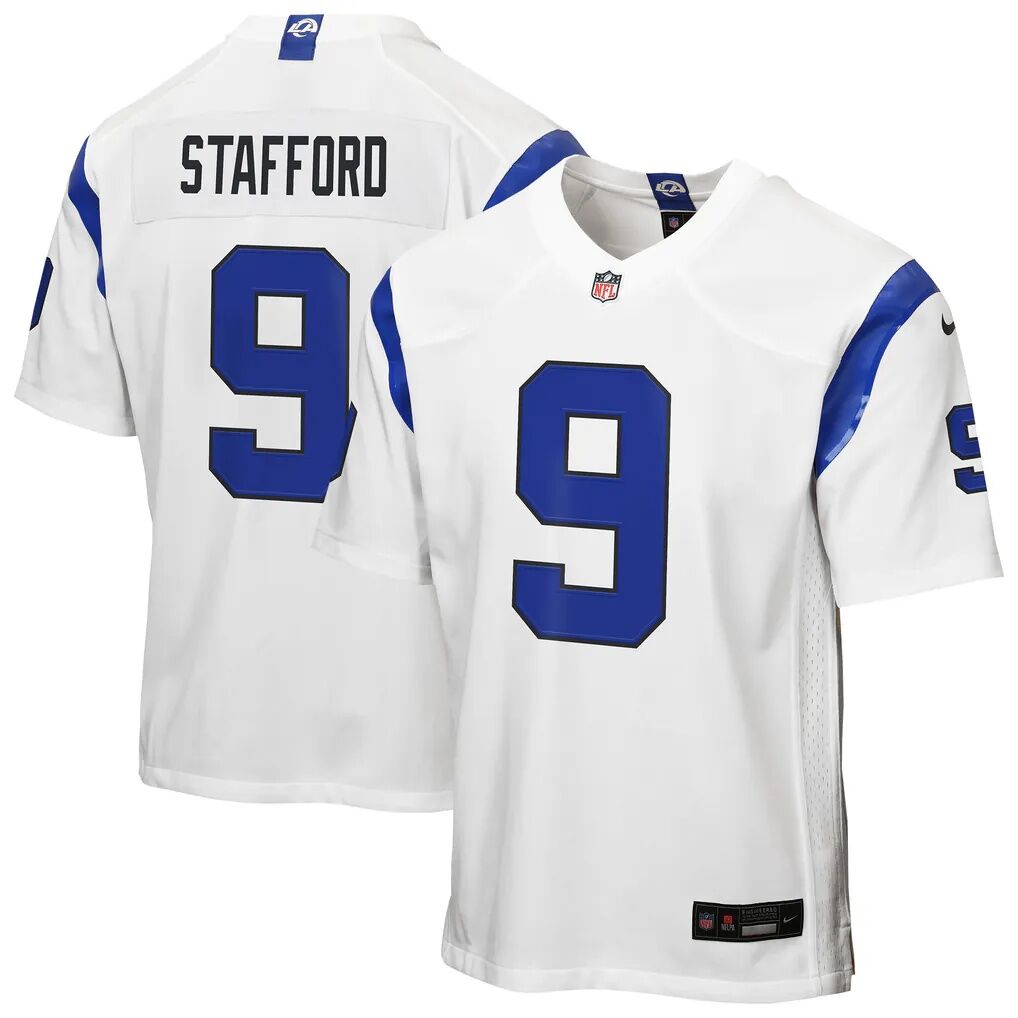Matthew Stafford Los Angeles Rams Nike Youth Alternate Fearsome White Game Jersey