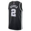 Dylan Harper San Antonio Spurs Nike Unisex Swingman Jersey - Black - Detail View