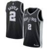 Dylan Harper San Antonio Spurs Nike Unisex Swingman Jersey - Black - Front View