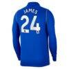 Reece James Chelsea Nike 2026/27 Home Stadium Replica Long Sleeve Jersey - Blue - Detail View