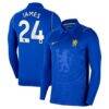 Reece James Chelsea Nike 2026/27 Home Stadium Replica Long Sleeve Jersey - Blue - Front View