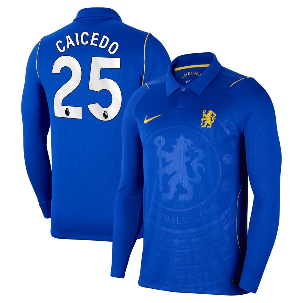 Moisés Caicedo Chelsea Nike 2026/27 Home Stadium Replica Long Sleeve Jersey