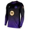 Barcelona Nike 2026/27 Away Stadium Replica Long Sleeve Jersey - Purple - Detail View