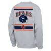 Chicago Bears Mitchell & Ness Youth Maxxed Out Fleece Fleece Crew Sweatshirt - - Detail View