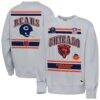 Chicago Bears Mitchell & Ness Youth Maxxed Out Fleece Fleece Crew Sweatshirt - - Front View