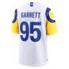 Myles Garrett Los Angeles Rams Nike Game Jersey - White - Detail View