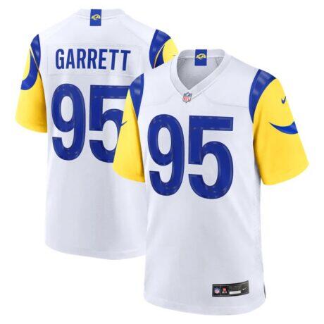 Myles Garrett Los Angeles Rams Nike Game Jersey - White - Front View
