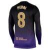 Pedri Barcelona Nike 2026/27 Away Stadium Replica Long Sleeve Jersey - Purple - Detail View