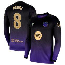 Pedri Barcelona Nike 2026/27 Away Stadium Replica Long Sleeve Jersey