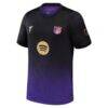 Pedri Barcelona Nike Youth 2026/27 Away Stadium Replica Jersey - Purple - Side View