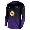 Gavi Barcelona Nike 2026/27 Away Stadium Replica Long Sleeve Jersey - Purple - Side View