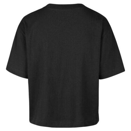 Pittsburgh Steelers Stoney Clover Lane x '47 Women's Script City Boxy Cropped T-Shirt - Black - Front View