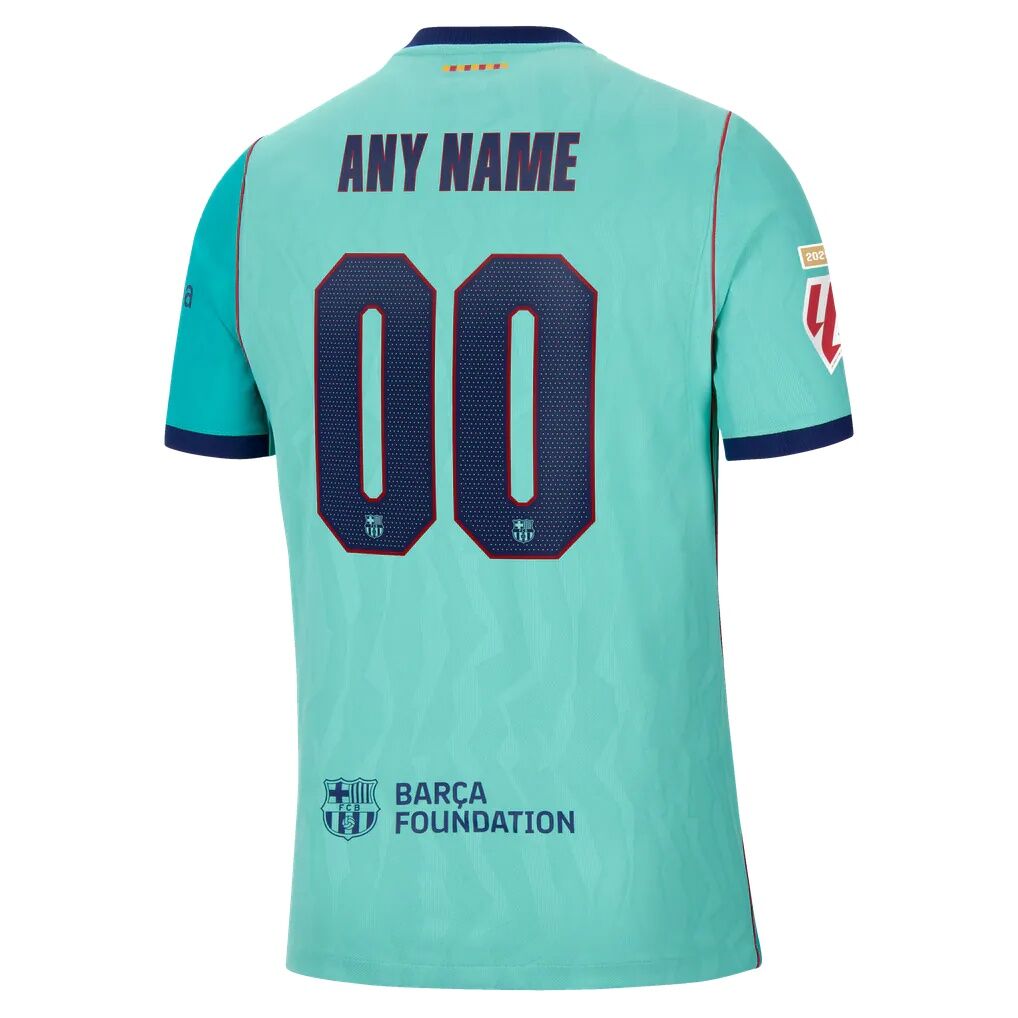 Barcelona Nike 2026/27 Third Match Authentic Custom Jersey - Turquoise