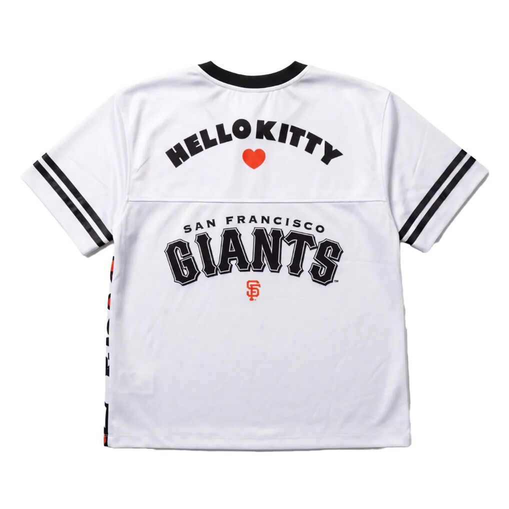 San Francisco Giants The Wild Collective Women's Hello Kitty Boxy T-Shirt