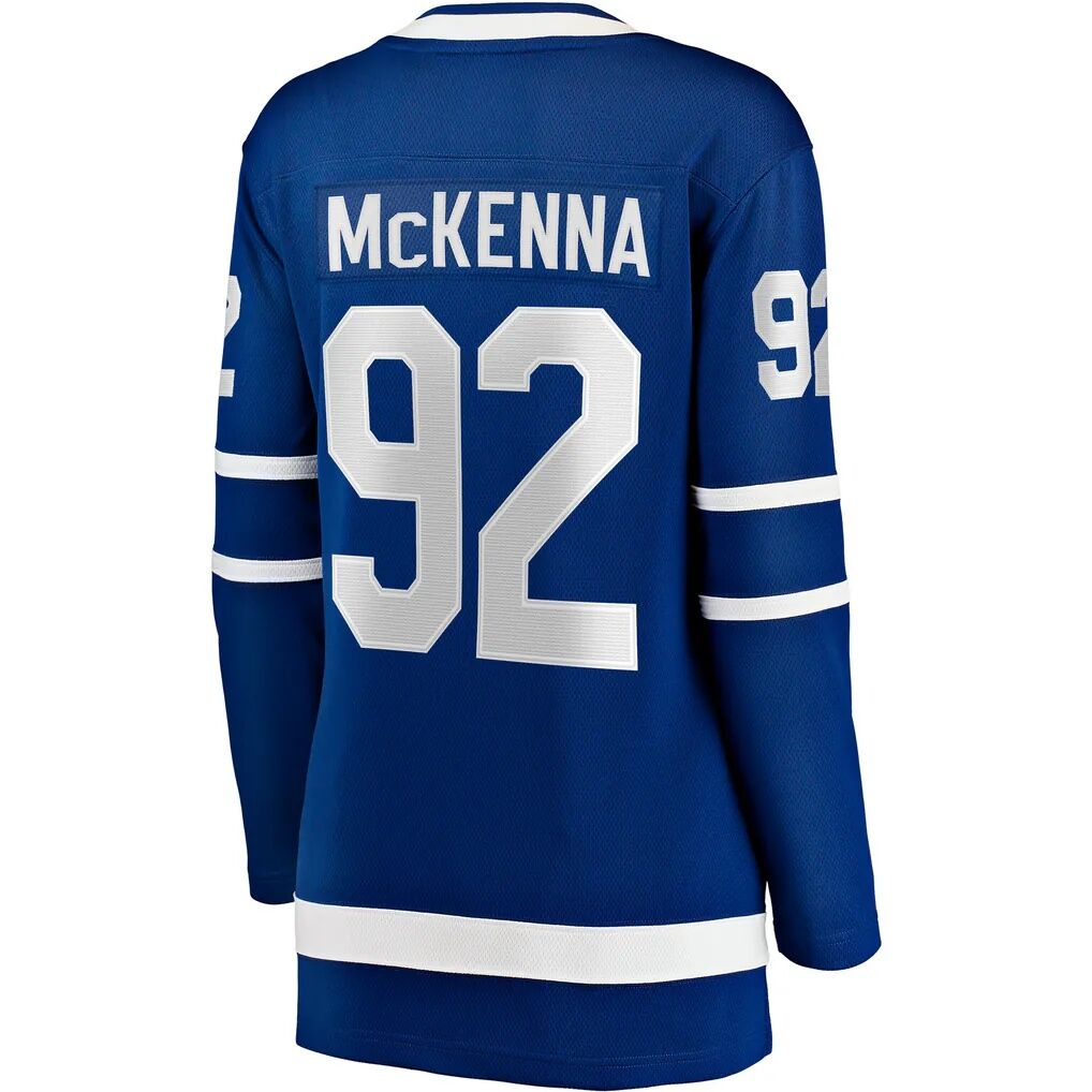 Gavin McKenna Toronto Maple Leafs Fashion7 Women's Home Breakaway Jersey