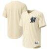 Miami Marlins Stitches Jersey - Cream - Front View