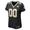 New Orleans Saints Nike Women's 60th Season Custom Game Jersey - Black - Alt1