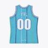 Charlotte Hornets Mitchell & Ness x Playboi Carti 1992-93 Swingman Jersey - Teal - Detail View