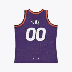 Phoenix Suns Mitchell & Ness x Playboi Carti 1999-00 Swingman Jersey - Purple - Detail View