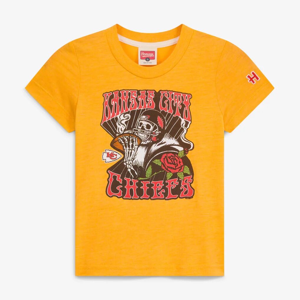 Kansas City Chiefs Homage Toddler NFL x Grateful Dead Tri-Blend T-Shirt