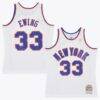 Patrick Ewing New York Knicks Mitchell & Ness 1996-97 Hardwood Classics Swingman Jersey - White - Front View