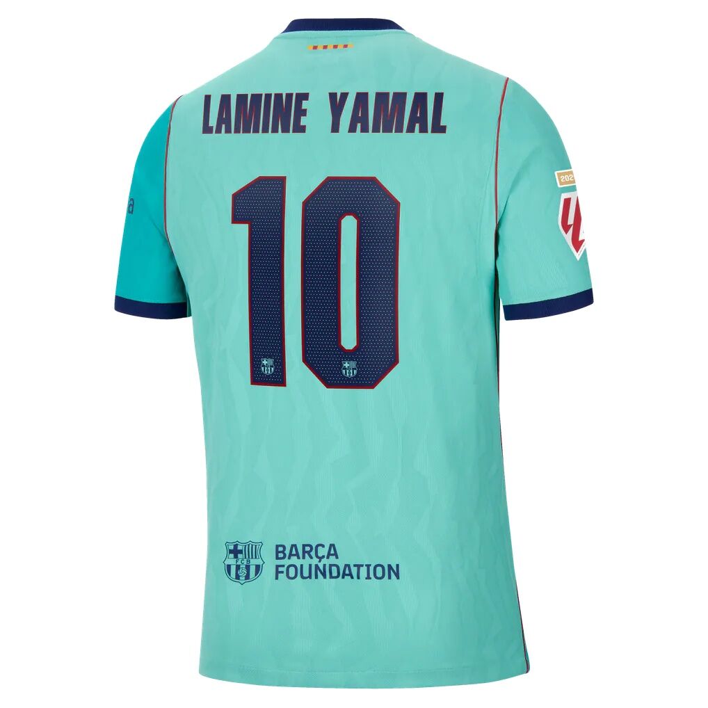 Lamine Yamal Barcelona Nike 2026/27 Third Match Authentic Jersey - Turquoise