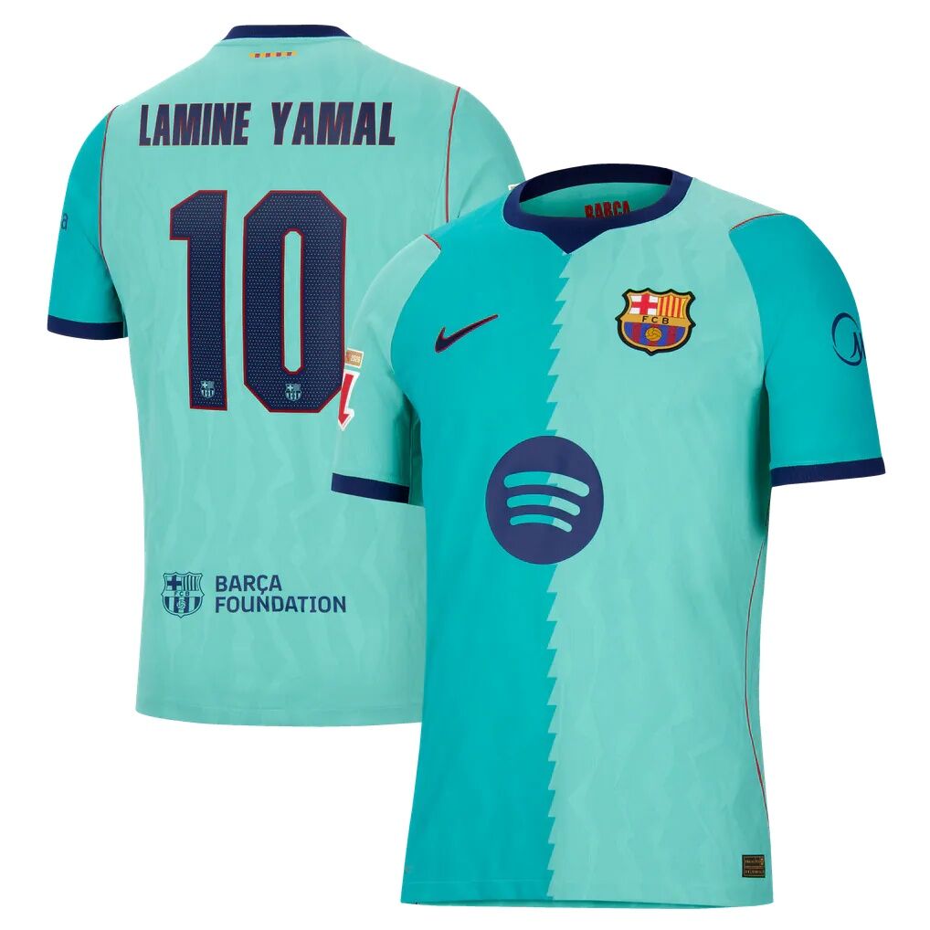 Lamine Yamal Barcelona Nike 2026/27 Third Match Authentic Jersey - Turquoise