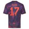 Michael Olise Bayern Munich adidas Youth 2026/27 Third Replica Jersey - Purple - Detail View