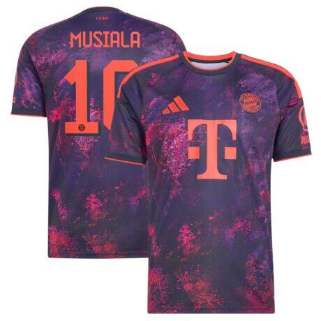 Jamal Musiala Bayern Munich adidas 2026/27 Third Replica Jersey - Purple - Front View